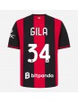 AC Milan Mario Gila #34 Domácí Dres 2026-27 Krátký Rukáv AC Milan Mario Gila #34 Domácí Dres 2026-27 Krátký Rukáv